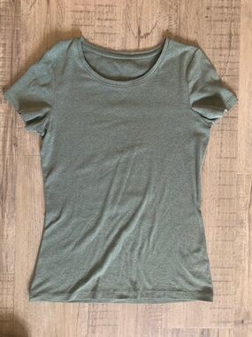 Olive Green 95% Cotton T-shirt